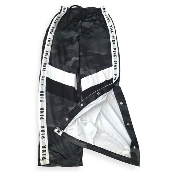 PINK Victoria’s Secret snap button track pants - Picture 1 of 4